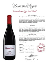 Load image into Gallery viewer, Domaine Rogue Pinot Noir 2021, "Oshala"